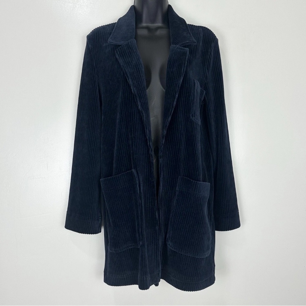 Madewell Oversized Corduroy Navy Blazer